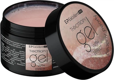 Гель для нарощування нігтів Excellent Pro Thixotropy Peachy Pearly 50 г (5903900437783)