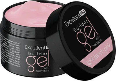 Гель для нарощування нігтів Excellent Pro Thixotropy Light French Pink 50 г (5903900437363)
