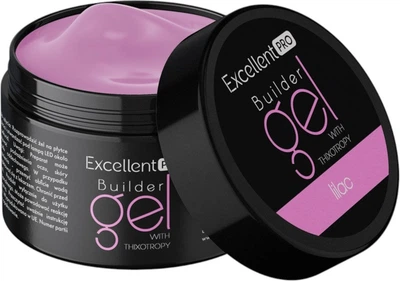 Żel budujący do paznokci Excellent Pro Thixotropy Lilac 50 g (5903900437585)