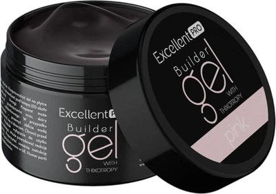 Żel budujący do paznokci Excellent Pro Thixotropy Pink Clear 50 g (5903900428279)