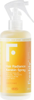 Spray termoochronny do włosów Freshly Cosmetics Hair Radiance Keratin Spray 200 ml (8436616950231)