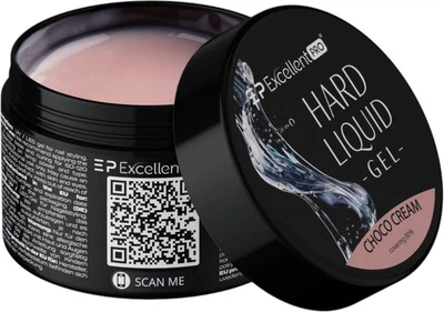 Żel budujący do paznokci Excellent Pro Hard Liquid Choco Cream 50 g (5903900444187)