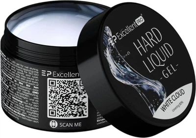Żel budujący do paznokci Excellent Pro Hard Liquid White Cloud 50 g (5903900444194)