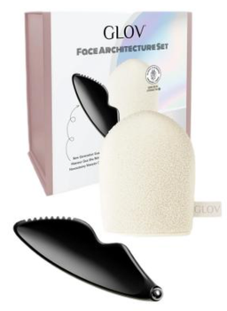 Набір по догляду за обличчям Glov Рукавичка для зняття макіяжу + Масажер для обличчя Гуаша (5907440749221)