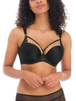 Бюстгальтер формований з кісточками Freya Temptress 400131BLK 85D Чорний (889501430925 )