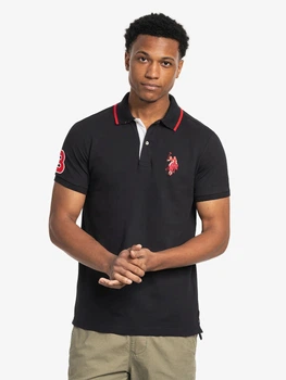 Поло довге чоловіче U.S. Polo Assn 11D258-Ee00A(black) XL Чорне (786660982923)