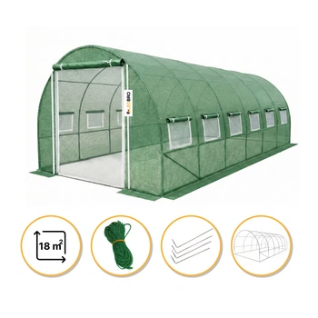 Садовая теплица LEOBRO Garden 18м2 Green Mosquito Door (LB-G110-GRN)