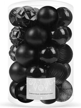 Zestaw bombek choinkowych Springos CA0877 8 cm 30 szt (5907719424958)