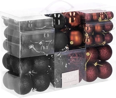 Zestaw bombek choinkowych Springos CA1165 3/4/6 cm 100 szt (5907719461335)