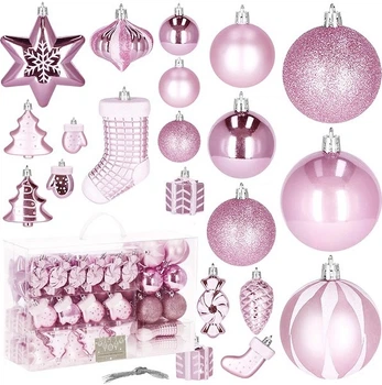 Набір ялинкових кульок Springos CA0158 4-10 см 77 шт (5907719411118)