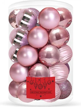 Набір ялинкових кульок Springos CA0875 8 см 30 шт (5907719424934)