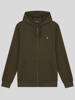 Зип-Худи Lyle & Scott Sweat Оливковое — размер S