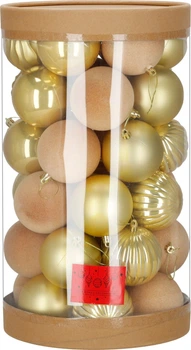 Набір ялинкових кульок Springos CA0971 6.5 см 36 шт (5908455301374)