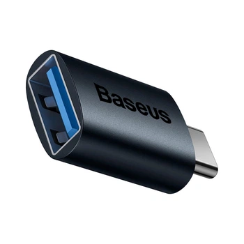 Переходник Baseus Ingenuity Series USB-C to USB 3.1 10 Гбит/с OTG Blue (ZJJQ000003)