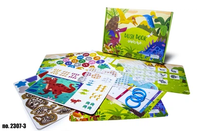 Развивающая Книга Монтессори Busy Book Динозавры 2307-3