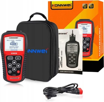 Автомобильный сканер OBDII/EOBD KW 808/5593 (1180)