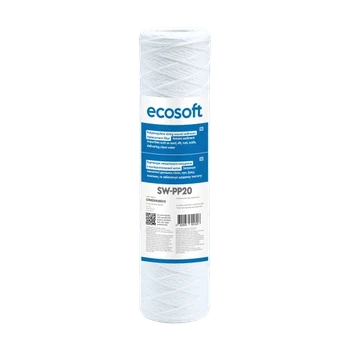 Картридж з поліпропіленової нитки Ecosoft SW-PP20 2,5"x10" 20 мкм (CPN251020ECO)