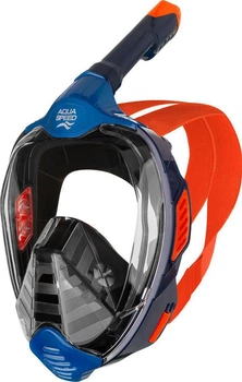 Полнолицевая маска Aqua Speed VEIFA ZX 9856 синий, красный Унисекс S/M