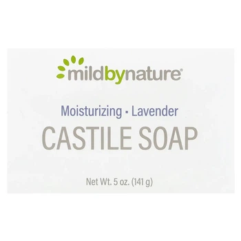 Кастильське мило з ароматом лаванди Mild By Nature Castile Soap Lavender, 141 г