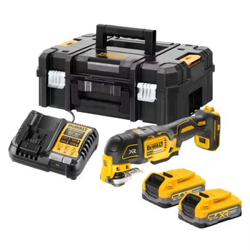 Аккумуляторный многофункциональный инструмент DeWALT Li-Ion 18В набор насадок, 2 акб 3.5 Ah, кейс (DCS356S2T)