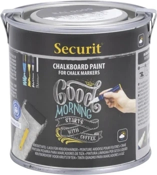 Фарба крейдова Securit акрилова на водній основі Чорна 250 мл (8719075281062)