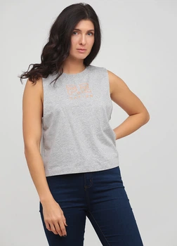 Майка H&M XL Серый 0833724_РЕ.серая_04