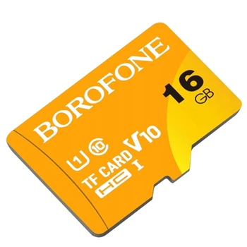 Карта пам'яті BOROFONE MicroSD 16GB Class 10 універсальний носій інформації Помаранчево-Жовтий