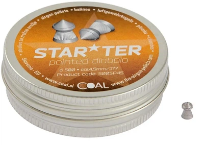 Пули Coal Starter Pointed 4,50 мм 0,52 г 500 шт