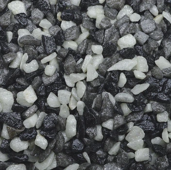 Декоративний гравій SF DECO GRAVEL MIX WHITE-BLACK-GREY 1 KG (A8050040)