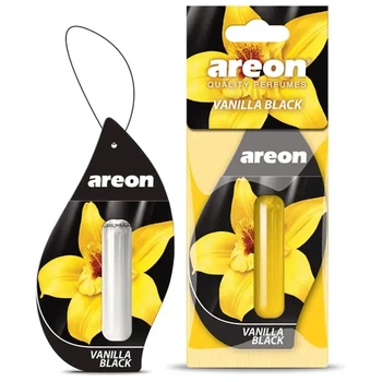 Освіжувач повітря рідкий лист AREON "LIQUID" Vanilla Black 5мл