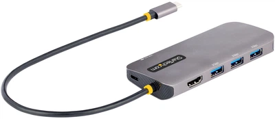 Stacja dokująca Startech USB-C 100W PD / HDMI 4K 60Hz / 3 x USB-A  / GbE (127B-USBC-MULTIPORT)