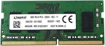 Пам'ять Kingston 4GB SO-DIMM DDR4 2666 MHz (KKN2NM-MIE)