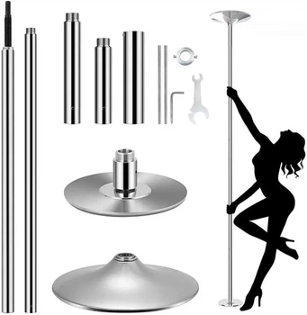 Стаціонарний пілон для танців 45 мм Pole Dance з регульованою штангою до 2.75 м