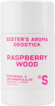 Твердий дезодорант Sister's Aroma Малина та деревина 50 г (4820227786220)