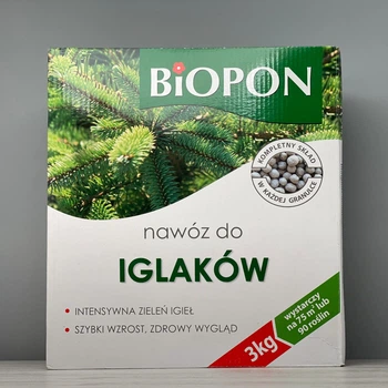 Добриво BIOPON для хвойних рослин гранули 3 кг