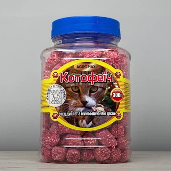 Родентицид Котофеїч дуплет-гранули червоні сир 300 г Agromaxi