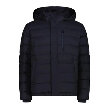 Куртка CMP Man's Hooded Melange Jacket with Sorona Padding Dark Blue Melange M (1097-35K3767-M862 48)