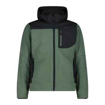 Куртка CMP Men's Jacket Zip Hood Softshell Green/Black M (1097-3A01787N-F762 48)