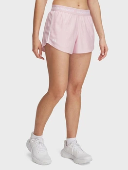Спортивні шорти жіночі Under Armour Tech Play Up Shorts 1389882-647 XL Рожеві (197778950726)