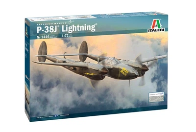 Збірна модель 1:72 винищувач P-38J Lightning Italeri 1446