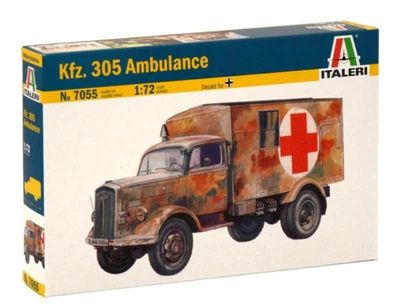 Збірна модель 1:72 автомобіль Kfz. 305 Ambulance Italeri 7055