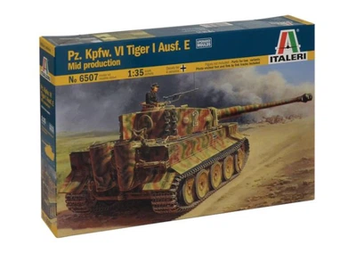Збірна модель 1:35 танк Pz.Kpfw. VI Tiger I Ausf. E mid production Italeri 6507