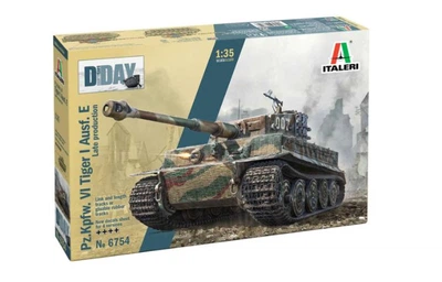 Збірна модель 1:35 танк Pz.Kpfw. VI Tiger I Ausf. E late production Italeri 6754