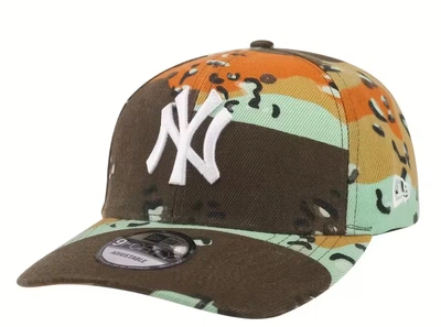 Бейсболка New Era New York, с камуфляжным принтом и вышивкой, повседневная