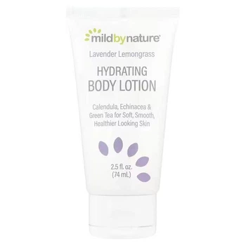 Зволожуючий лосьйон для тіла з лавандою та лемонграсом Mild By Nature Hydrating Body Lotion Lavender Lemongrass, 74 мл