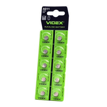 Батарейки AG11/LR721, Videx Excellent!, 10 шт, Blister