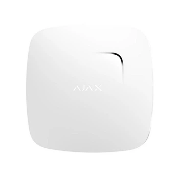 Беспроводной датчик дыма с сенсором температуры AJAX FireProtect белый
