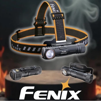 Фонарь Fenix HM61R V2.0, ручной, налобный, с красным светом, 1600лм