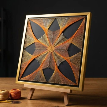 Набір для творчості та рукоділля String Art «Geometry 50х50» EX-011 Art Millennium