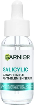 Сыворотка Garnier Pure Active Salicylic 7-Day Clinical Anti-Blemish Serum с Салициловой кислотой Против несовершенств кожи лица 30 мл (3600542658157)